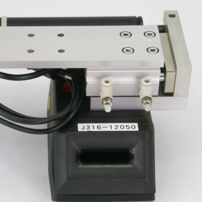 Damping unit installed on a horizontal CNC processing line